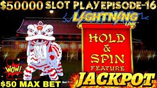 High Limit Lightning Link Slot MASSIVE HANDPAY JACKPOT & COMEBACK-$50 MAX BET| SEASON 6| EPISODE #16