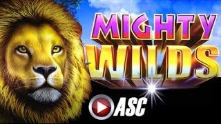*NEW* MIGHTY WILDS | AINSWORTH - BIG Win! Slot Machine Bonus