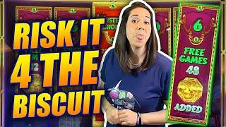 SLOT QUEEN goes RISKY ! Will the  BIGGEST RISK give the BIGGEST REWARD?