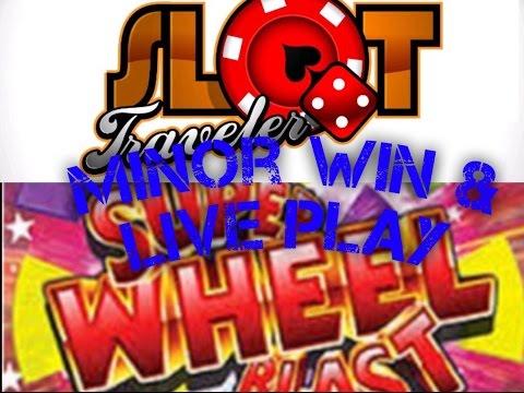 SUPER WHEEL BLAST - MINOR WIN & LIVE PLAY ♠ SlotTraveler ♠