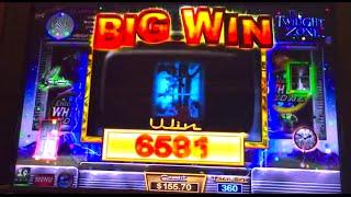 NICE WIN! "The TWILIGHT ZONE" Slot Machine Bonus: MAX BET!