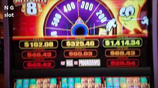 RAGING RHINO Slot Machine Bonuses !! HOT HOT  8 Slot  Machine