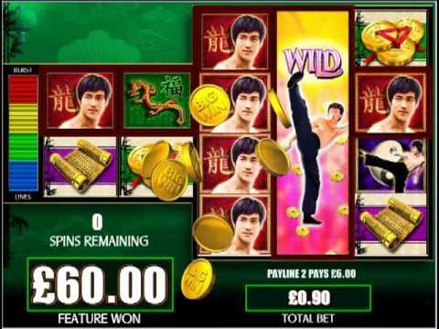 £130.80 SUPER BIG WIN (145.33 X STAKE) ON BRUCE LEE™ SLOT MACHINE GAME AT JACKPOT PARTY®