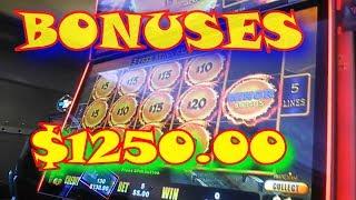 MAX BET Epic Win Massive MINOR $1250 & Bonuses Episode 169 $$ Casino Adventures $$