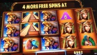 Montezuma BIG WIN Slot Machine Bonus - Free Spins! ~ WMS (Montezuma)