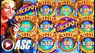 •AWESOME BIG WIN!!• HUCKLEBERRY FINN - CASH ODYSSEY Slot Machine Bonus (Ainsworth)