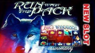 *NEW SLOT* - Run with the Pack - Slot Machine Bonus