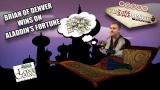 Brian of Denver wins on Aladdin's Fortune for Movie Monday •