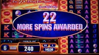 Colossal Wizards Slot Machine Bonus + Retrigger - Colossal Reels Feature - 36 Free Spins Win (#2)