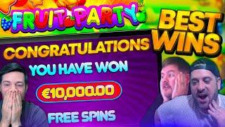 Lets have a MASSIVE FRUIT PARTY! 23 Bonuses Including The MAX WIN!
