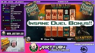 INSANE DUEL BONUS!! MEGA SICK WIN FROM WANTED DEAD OR A WILD!!