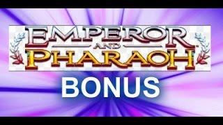 Emperor and Pharaoh Slot Machine Bonus - Choctaw Casino, Durant OK