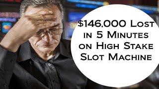 •BIG SLOT LOSS $146,000• Thousand Dollars High Stakes Video Slot NO Jackpot Handpay IGT, Aristocrat 