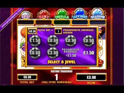 £438 SAPPHIRE PROGRESSIVE (1460 X STAKE) RICHES OF ROME™ BIG WINS AT JACKPOT PARTY