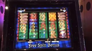 Bagpipe Slot Machine Free Spin Bonus $.10 Denom New York Casino Las Vegas
