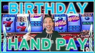 •Brian WINS Birthday JACKPOT Hand Pay! •  • High Limit Pinball • Slot Machine Pokies w Brian C