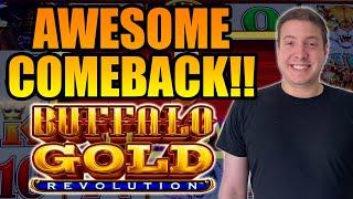 Awesome Comeback! Buffalo Gold Revolution! Nice BONUS Win!
