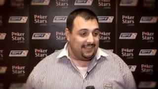 EPT Barcelona 2010 Day 4, Mid Day Update with PokerStars Qualifier Georgios Skotadis