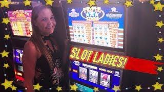 •Triple Stars Slot Machine WIN with Amanda •Slot Ladies