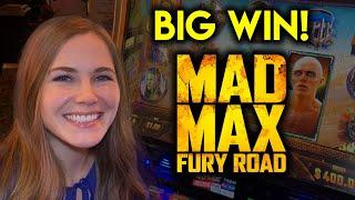 BONUS! BIG WIN! Mad Max Fury Road Slot Machine!