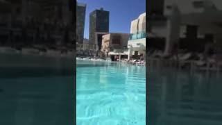 Cosmopolitan Boulevard Pool Overlooking the Las Vegas Strip