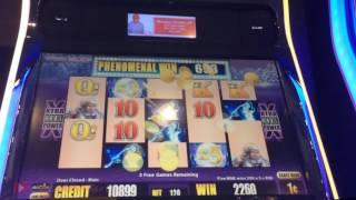 OG TimberWolf Slot Machine Nice Bonus - Aristocrat