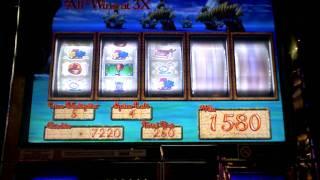 Goldfish Armada slot bonus win at Bally's in AC