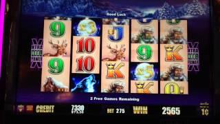 Timber Wolf Bonus At Max Bet
