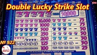 [Barona ①] Double Lucky Strike Slot and Blazin Gems Slot Max Bet $27 9 Line 赤富士スロット