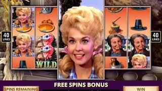 THE BEVERLY HILLBILLIES: TURKEY DAY Video Slot Game with a FREE SPIN BONUS