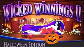 (HIGHLIGHTS) Wicked Winnings II Slot Machine For Halloween