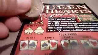 Queen of Hearts - $5 Illinois Lottery Instant Ticket