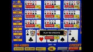 $4,950.00 Jackpot on "Super Star Poker" Video Poker Game @ Palazzo, Las Vegas 12-07-17