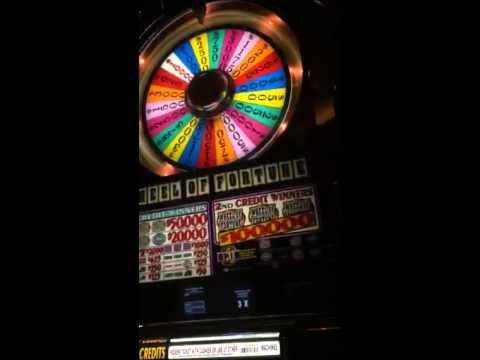 $25 Wheel of Fortune big win bonus spin