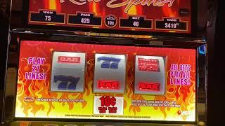 VGT SOARING 7'S & GOLDEN REELS SLOTS AT CHOTCAW CASINO DURANT! PLAYING FOR RED SPINS!!