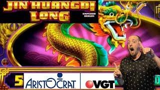 NEW VGT •Jin Huangdi Emperor Dragon Long• EXCITING free spins