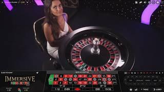 £100 Vs Live Dealer Immersive Roulette 18th July 2017