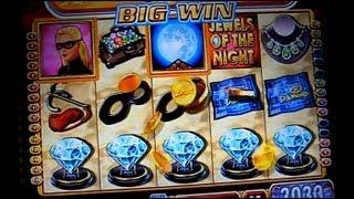 BIG WIN in Bonus Round on Jewels of the Night - 5c Slots in San Manuel Casino, CA
