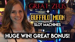 WOW! HUGE WIN on Buffalo Moon Slot Machine!