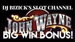 John Wayne Slot Machine ~ 8 FREE SPINS! ~ NICE WIN! THANKS DUKE! • DJ BIZICK'S SLOT CHANNEL