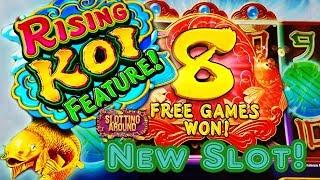 New!! Rising Coy slot machine- Can this fishy give me a slot win???