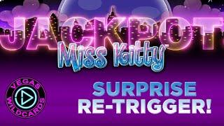 MISS KITTY : JACKPOT WIN !!!  BONUS FREE SPINS & A SURPRISE (???)