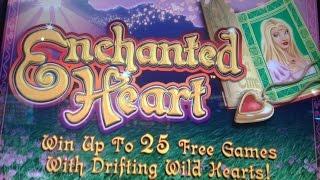 Enchanted Heart 3 Bonus Triies - Aristocrat Slot