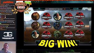 BIG WIN on Jurassic Park Slot - £3.60 Bet
