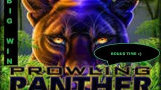 CHRISTMAS EVE SPECIAL *BIG WIN* IGT Prowling Panther | *SWEET* Line hit & Bonus + LIVE PLAY