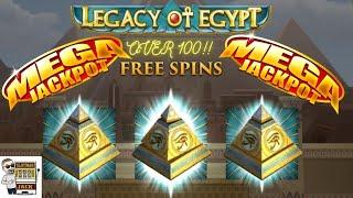 Incredible JACKPOT!!! Over 100 Spins on Legacy of Egypt!