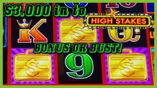 HIGH LIMIT Lightning Cash Link High Stakes ⋆ Slots ⋆️$25 Bonus Round Slot Machine Casino