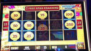 Lightning Link Hold & Spin Feature on $12.50 Bet on Brian of Denver Slots