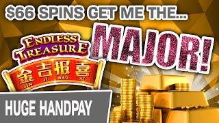 ⋆ Slots ⋆ MAJOR Jackpot on Endless Treasure ⋆ Slots ⋆ $66 Spins = BIG WINS in Las Vegas