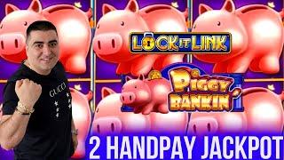 High Limit Piggy Bankin Slot 2 HANDPAY JACKPOTS | Las Vegas Casino JACKPOTS